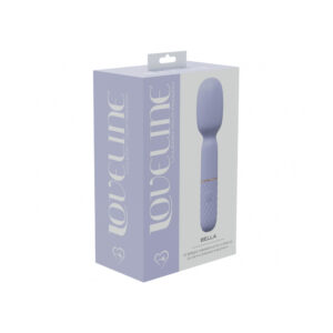 Bella 10 Speed Vibrating Mini-Wand Silicone Rechargeable Waterproof Lavender