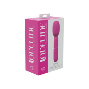 Bella 10 Speed Vibrating Mini-Wand Silicone Rechargeable Waterproof Pink