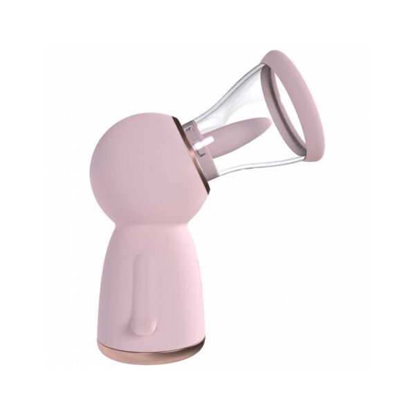 Pumped Sensual Automatic 13-Speed Silicone Rechargeable Vulva & Breast Pump Pink - Image 3