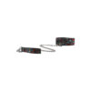 Ouch! Printed Collar With Leash Old School Tattoo Style Black - Image 2