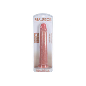 Realrock Extra Long Realistic Dildo No Balls 14" Flesh