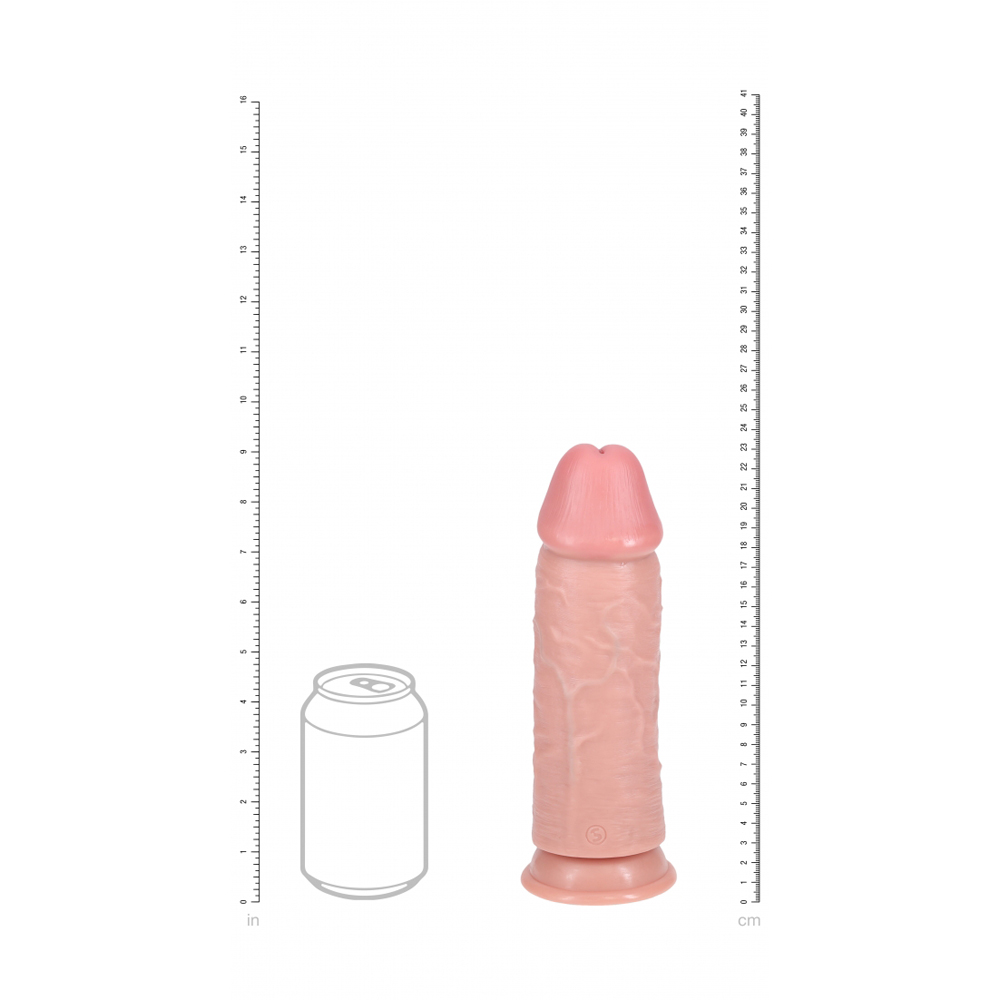 Realrock Extra Thick Realistic Dildo No Balls 9" Flesh 3 Realrock Extra Thick Realistic Dildo No Balls 9" Flesh - Image 3