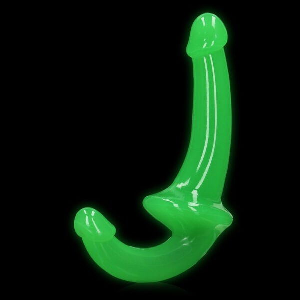 Realrock Glow In The Dark Strapless Strap-On 6'' Neon Green - Image 2