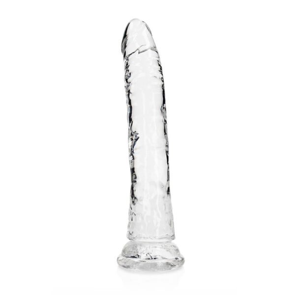 Realrock Crystal Clear Slim Dildo 11'' Transparent