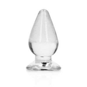 Realrock Crystal Clear Anal Plug 4.5'' Transparent
