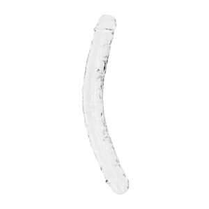 Realrock Crystal Clear Double Dong 13'' Transparent