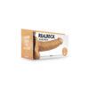 Realrock Hollow Strap-On With Balls 7" Tan