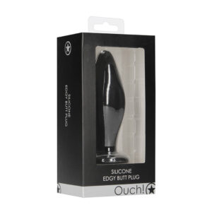 Ouch! Edgy Butt Plug Black