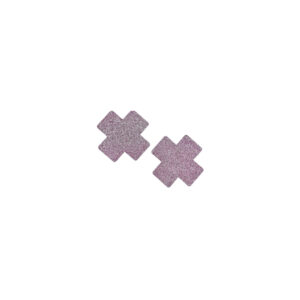 X Glitter Pasties Pink O/S