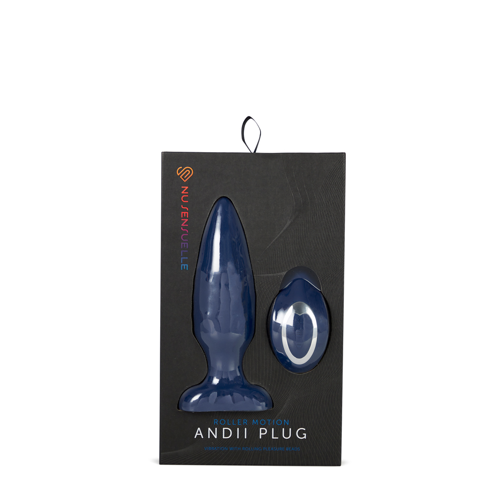 Nu Sensuelle Andii Plug Navy Blue 1 Nu Sensuelle Andii Plug Navy Blue