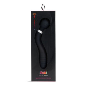 Lolly Double-Ended Flexible Nubii Wand Black