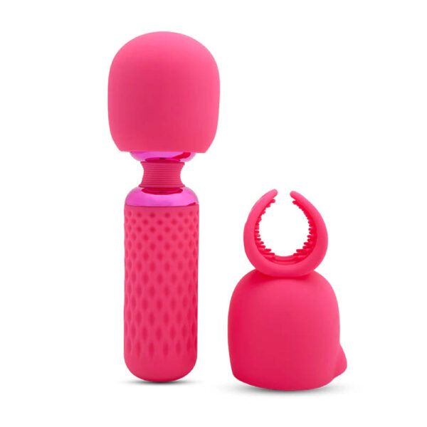 Harlow Nubii Mini Wand W/ Masturbator Pink - Image 2