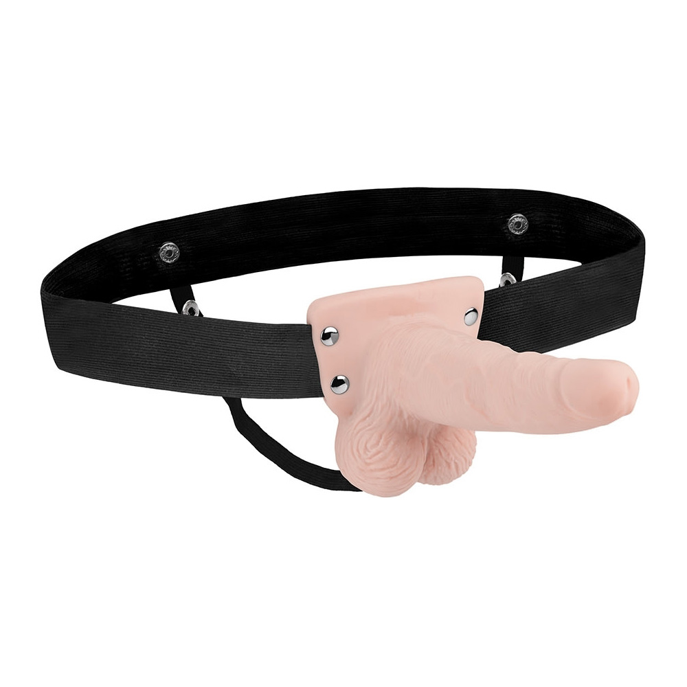 6" Rechargeable Strap-On With Balls Fresh 2 6" Rechargeable Strap-On With Balls Fresh - Image 2