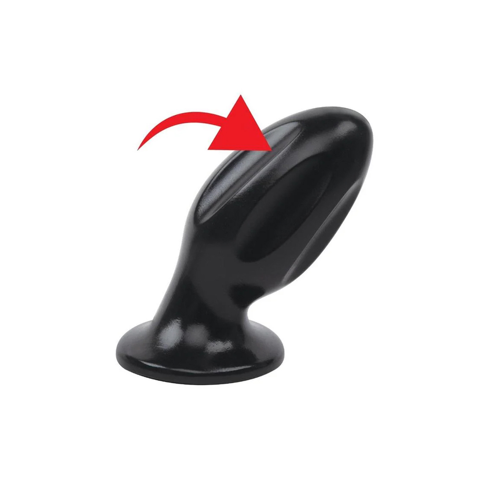 5" Grooved Butt Plug 3 5" Grooved Butt Plug - Image 3