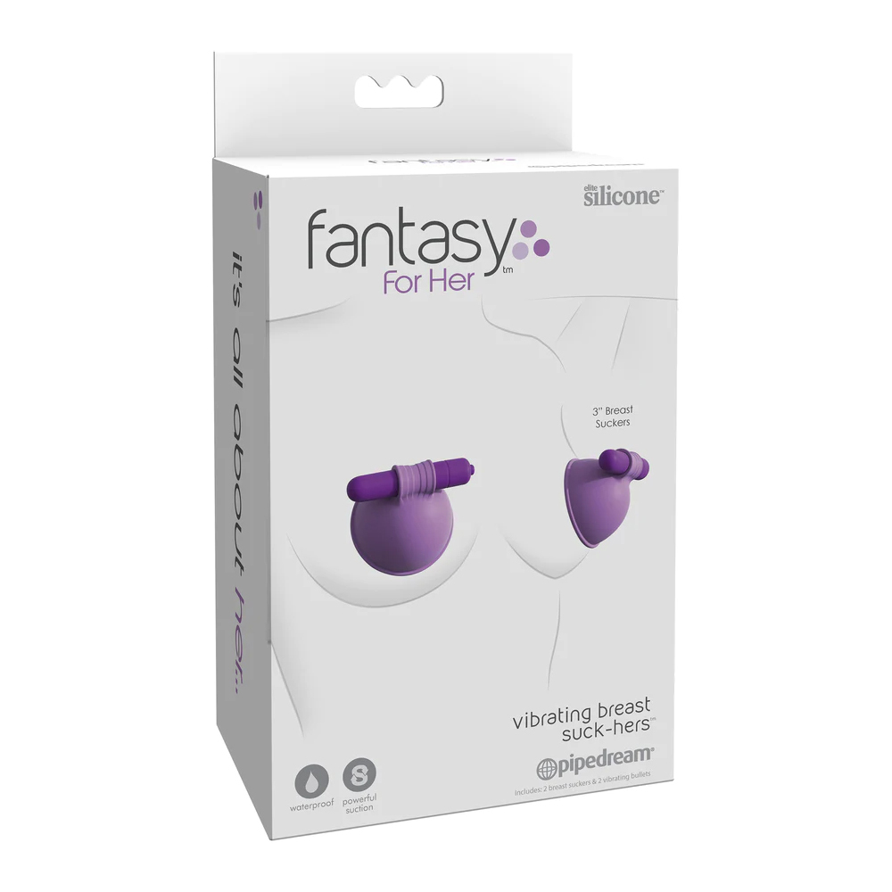 Fantasy For Her Vibrating Breast Suck-Hers Purple 1 Fantasy For Her Vibrating Breast Suck-Hers Purple