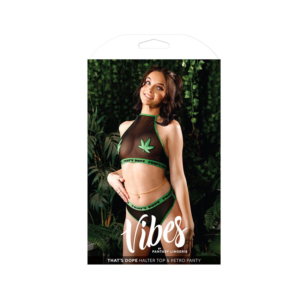That's Dope Halter Top & Retro Panty L/Xl 1 That's Dope Halter Top & Retro Panty L/Xl
