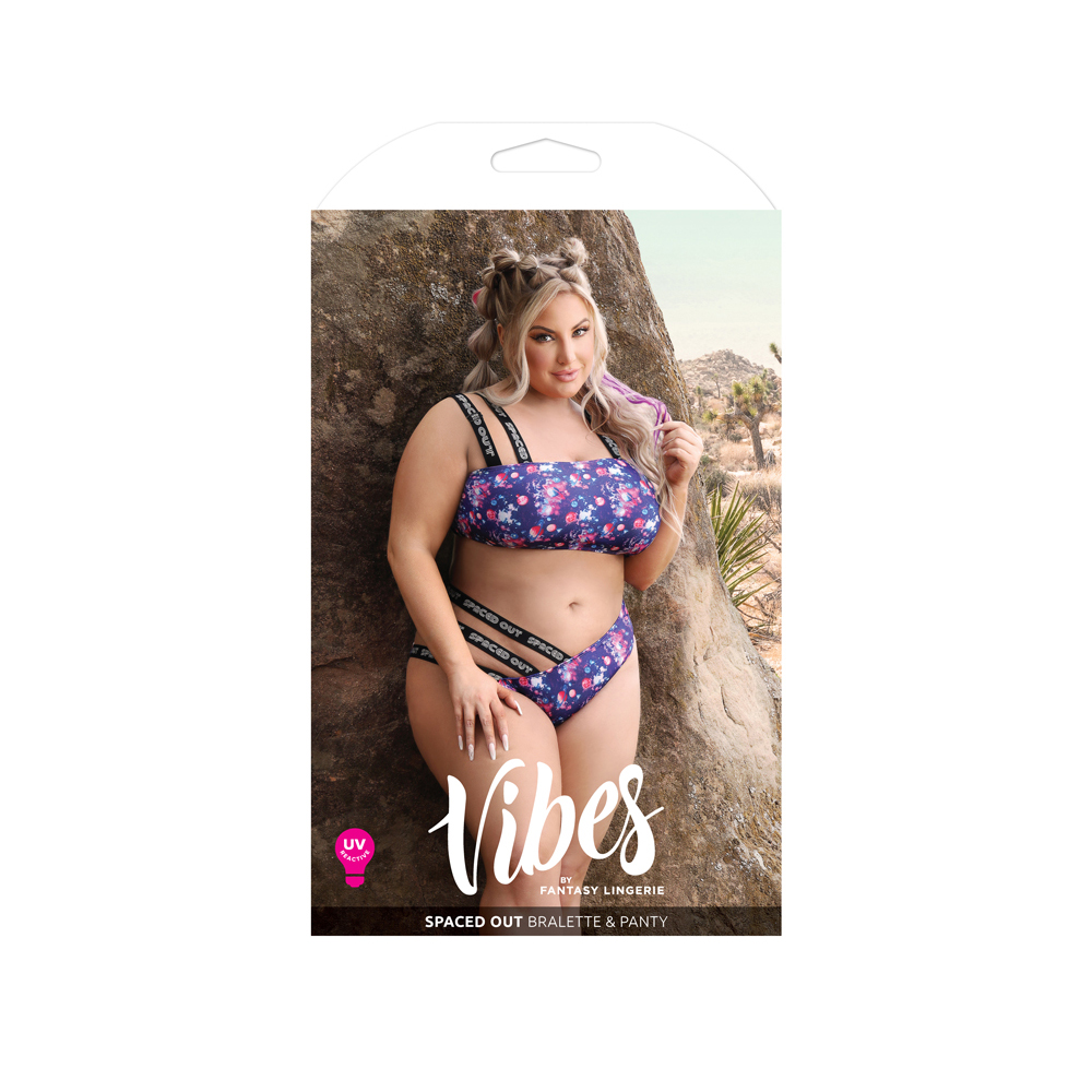 Spaced Out Bralette & Panty Queen Size 1 Spaced Out Bralette & Panty Queen Size