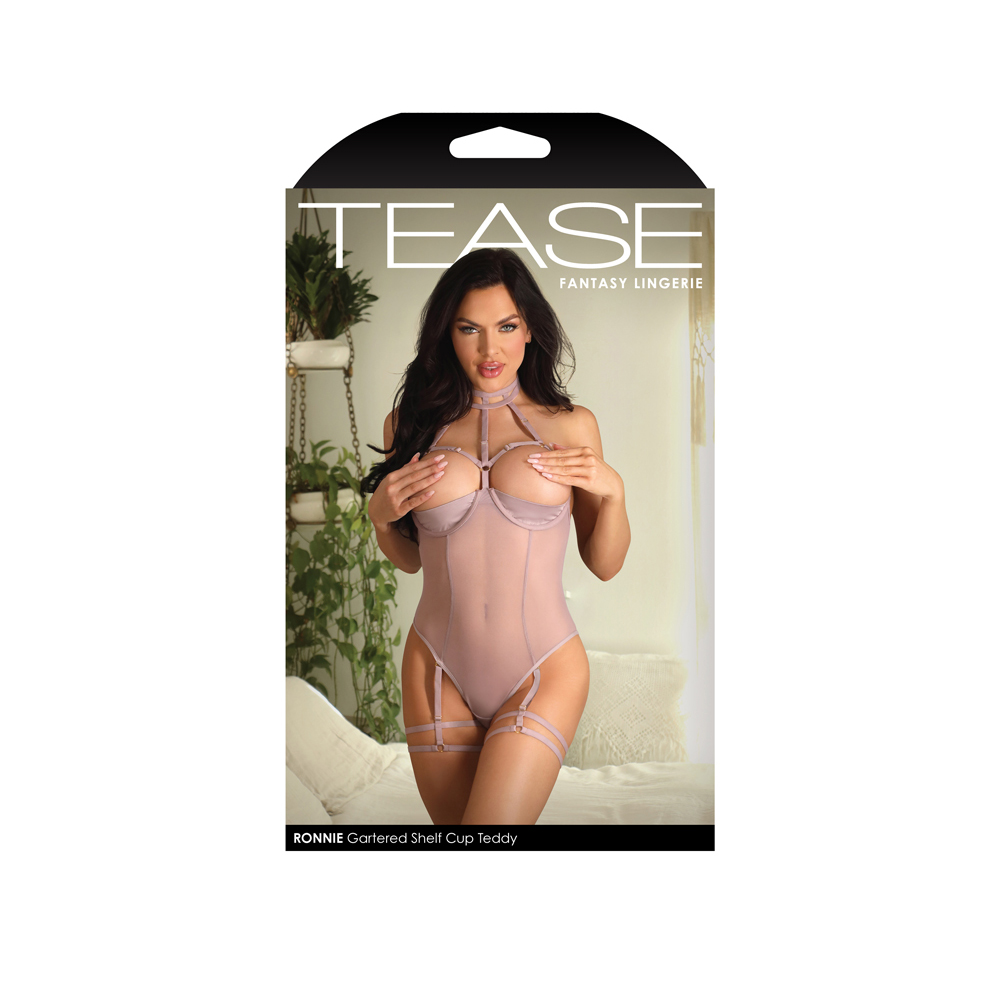 Ronnie Gartered Shelf Cup Teddy M/L 1 Ronnie Gartered Shelf Cup Teddy M/L