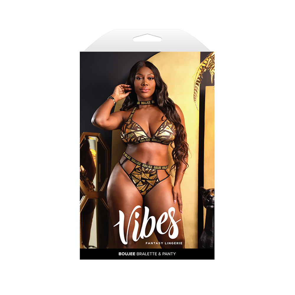 Boujee Bralette & Panty Queen Size 1 Boujee Bralette & Panty Queen Size