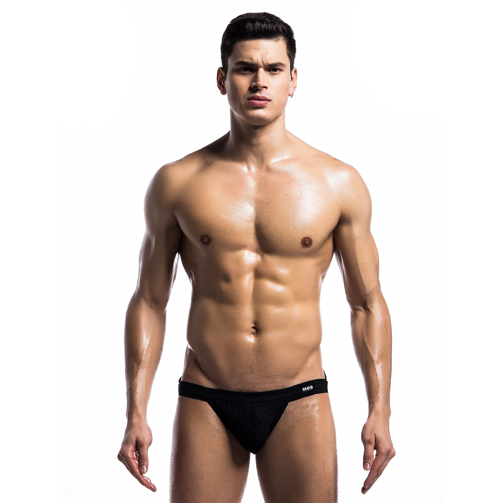 Mob Fetish Swim Jockstrap Black Large 2 Mob Fetish Swim Jockstrap Black Large - Image 2