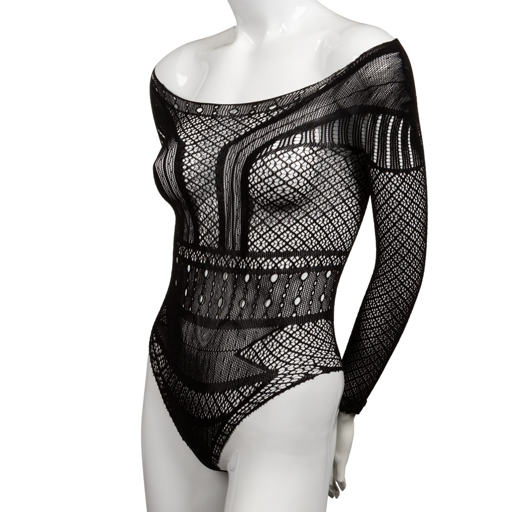 Scandal Plus Size Off The Shoulder Body Suit 2 Scandal Plus Size Off The Shoulder Body Suit - Image 2