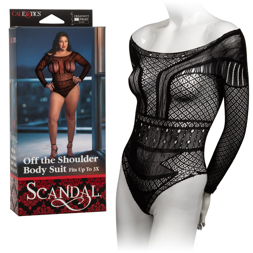 Scandal Plus Size Off The Shoulder Body Suit 1 Scandal Plus Size Off The Shoulder Body Suit