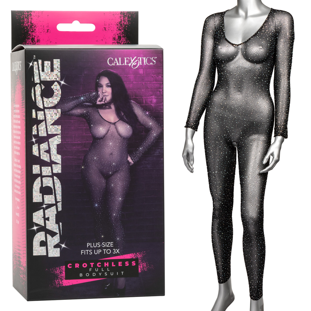 Radiance Plus Size Crotchless Full Body Suit 1 Radiance Plus Size Crotchless Full Body Suit