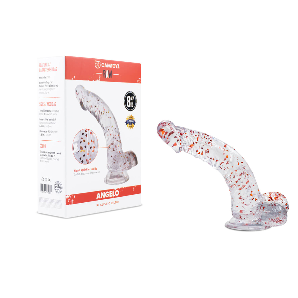 Raw Angelo 8.5"" Realistic Dildo 1 Raw Angelo 8.5"" Realistic Dildo