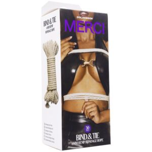 Merci Bind & Tie 6mm Hemp Bondage Rope 30 Feet Natural