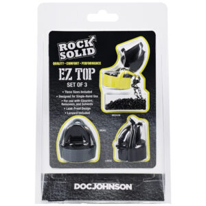 Rock Solid EZ Top Set Of 3 Black, Yellow, Grey