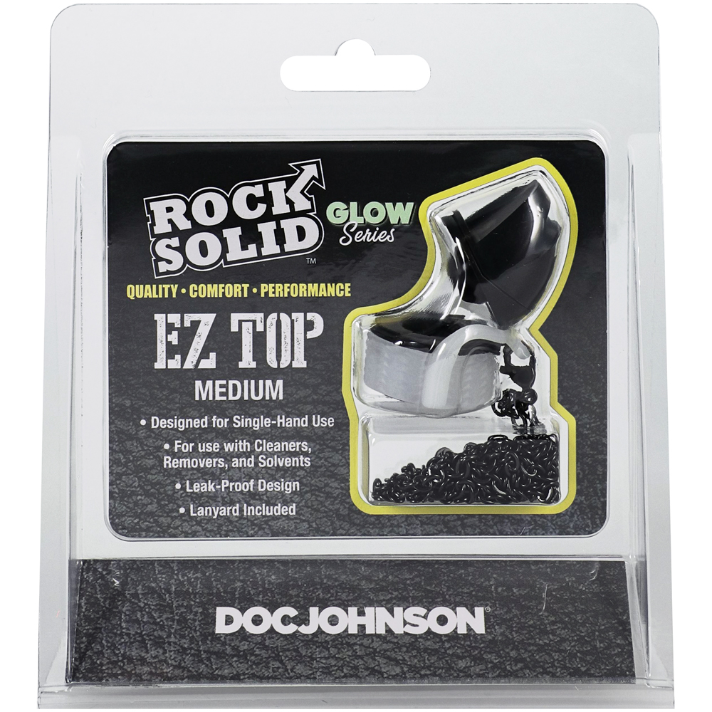 Rock Solid EZ Top Glow In The Dark Medium Black, Green Glow 1 Rock Solid EZ Top Glow In The Dark Medium Black, Green Glow