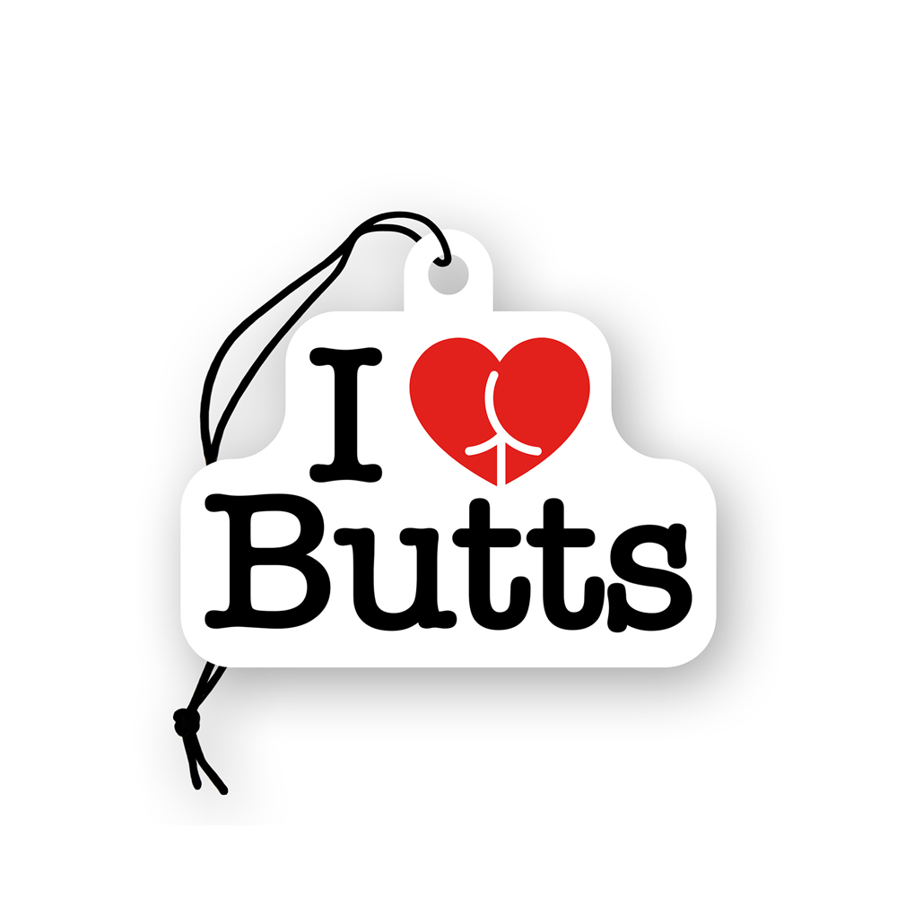 I Love Butts Air Freshener 2 I Love Butts Air Freshener - Image 2