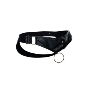Dngeon Cockring Jockstrap Black One Size