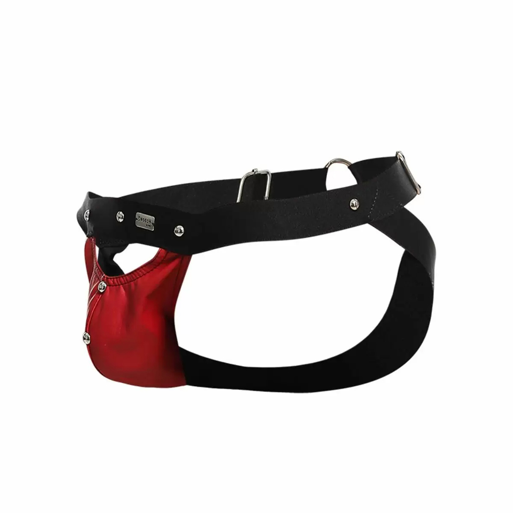 Dngeon Peekaboo Jockstrap Red One Size 1 Dngeon Peekaboo Jockstrap Red One Size