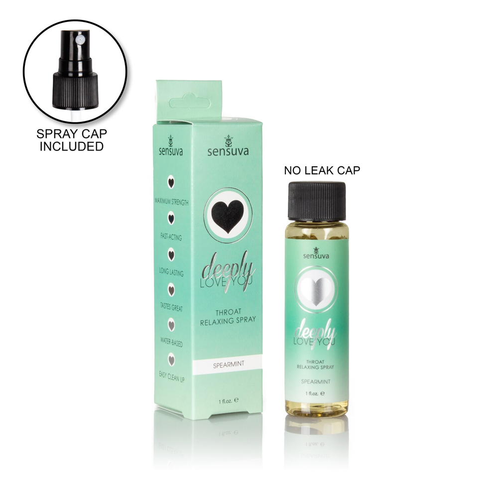 Deeply Love You Throat Relaxing Spray 1 oz. Bottle Spearmint 1 Deeply Love You Throat Relaxing Spray 1 oz. Bottle Spearmint