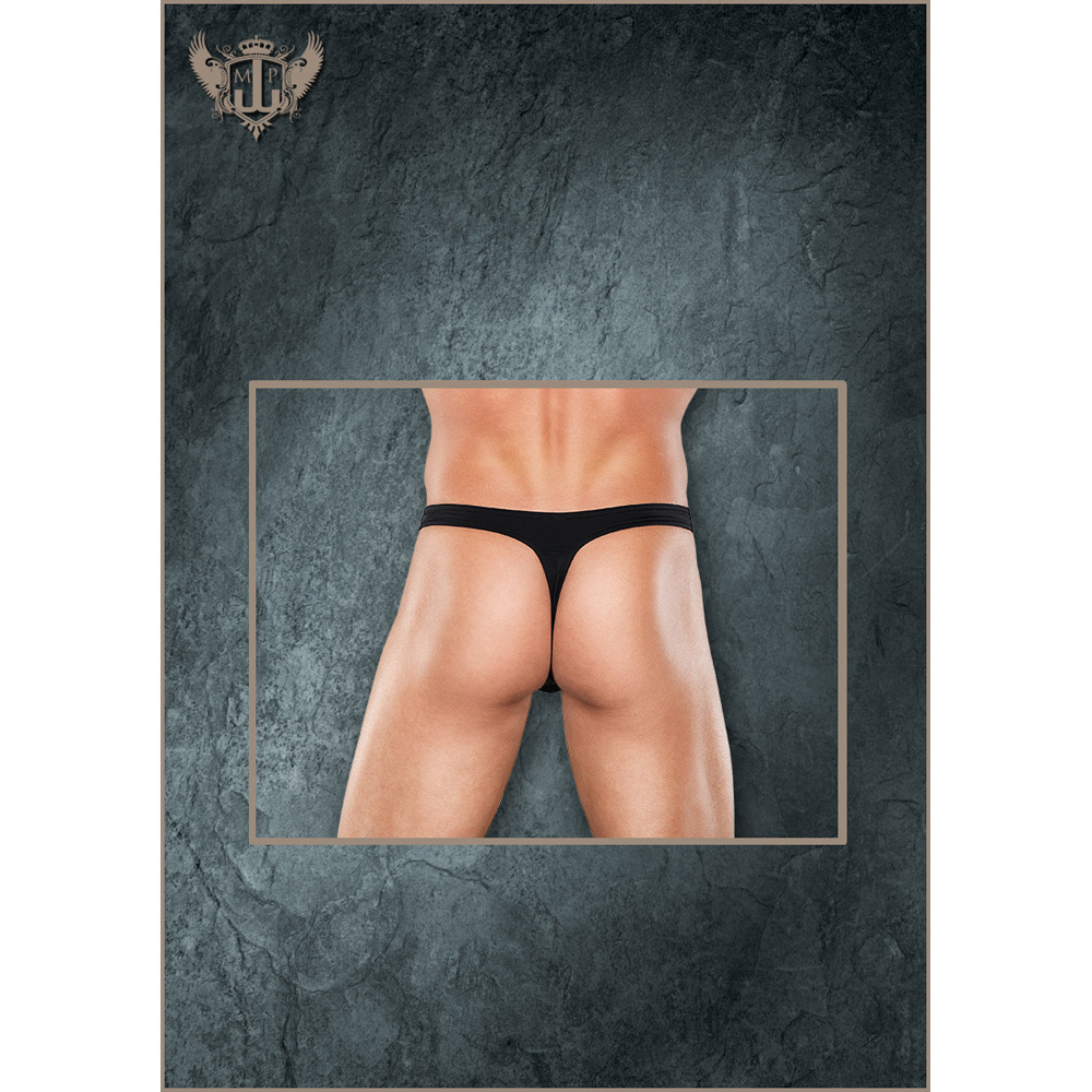 Nylon Spandex Bong Thong Red L/Xl 2 Nylon Spandex Bong Thong Red L/Xl - Image 2