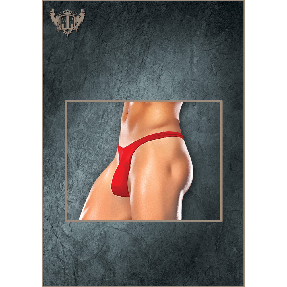 Nylon Spandex Bong Thong Red L/Xl 1 Nylon Spandex Bong Thong Red L/Xl