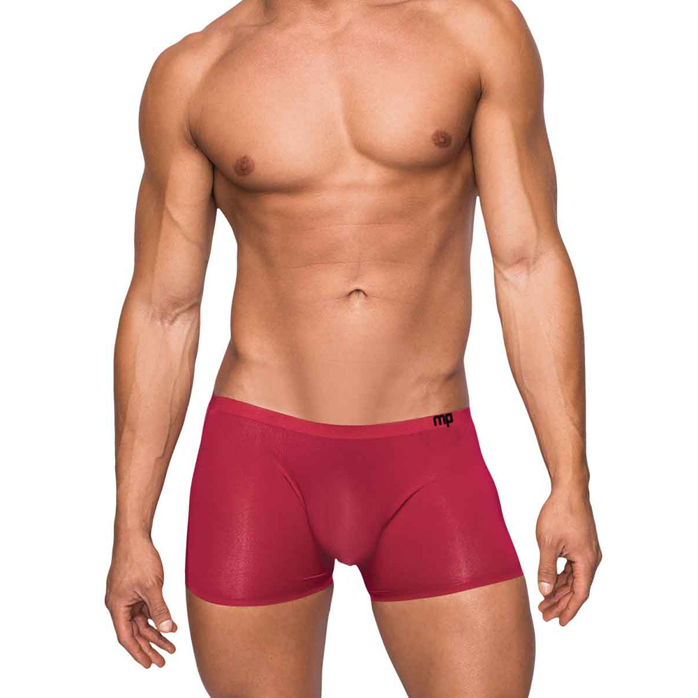 Seamless Sleek Short W/Sheer Pouch Wine L 1 Seamless Sleek Short W/Sheer Pouch Wine L