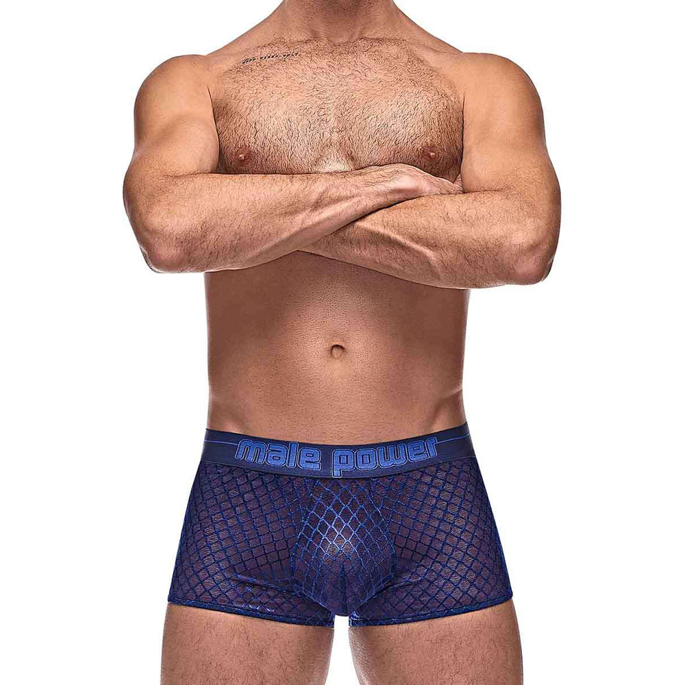 Diamond Mesh Mini Short Navy S 1 Diamond Mesh Mini Short Navy S