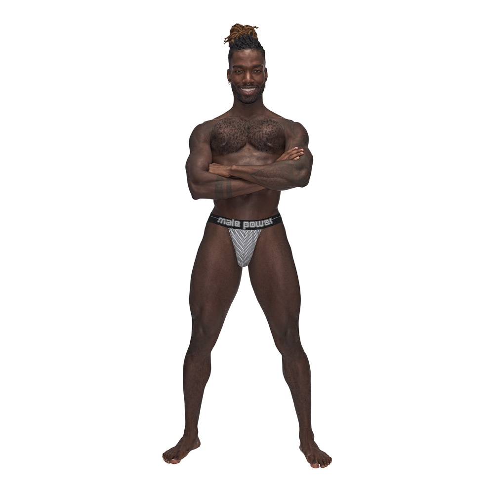 Sexagon Strappy Ring Jock Grey L/Xl 1 Sexagon Strappy Ring Jock Grey L/Xl
