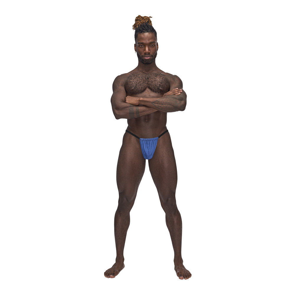 Sexagon Posing Strap Royal One Size 1 Sexagon Posing Strap Royal One Size
