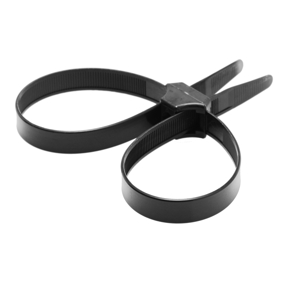Master Series Misbehaved Black Zip Tie Police Cuffs 5 Pack 2 Master Series Misbehaved Black Zip Tie Police Cuffs 5 Pack - Image 2