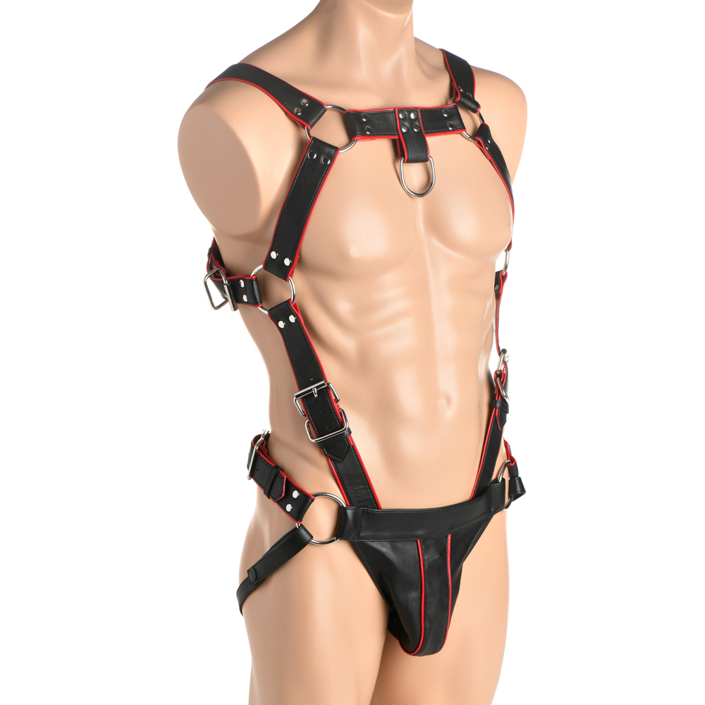Master Series Heathen Harness Male Body Harness S/M 2 Master Series Heathen Harness Male Body Harness S/M - Image 2