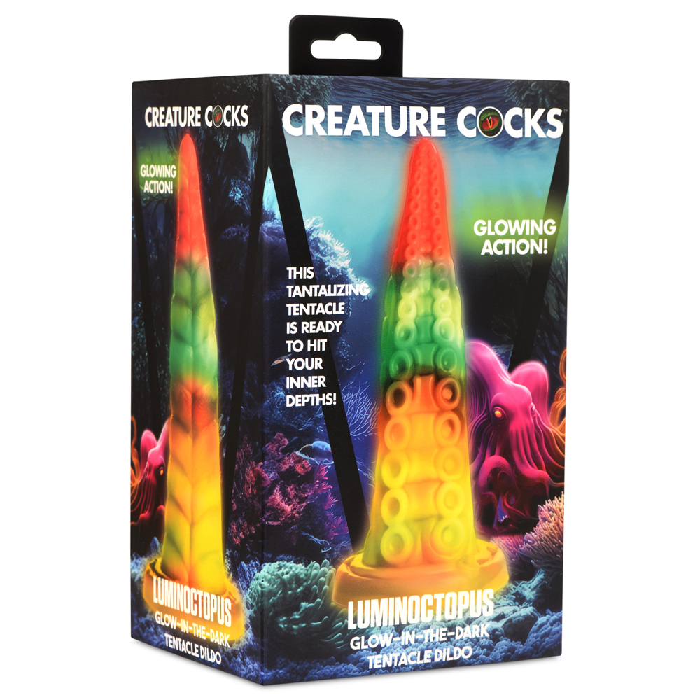 Creature Cocks Luminoctopus Glow-In-The-Dark Tentacle Dildo 1 Creature Cocks Luminoctopus Glow-In-The-Dark Tentacle Dildo