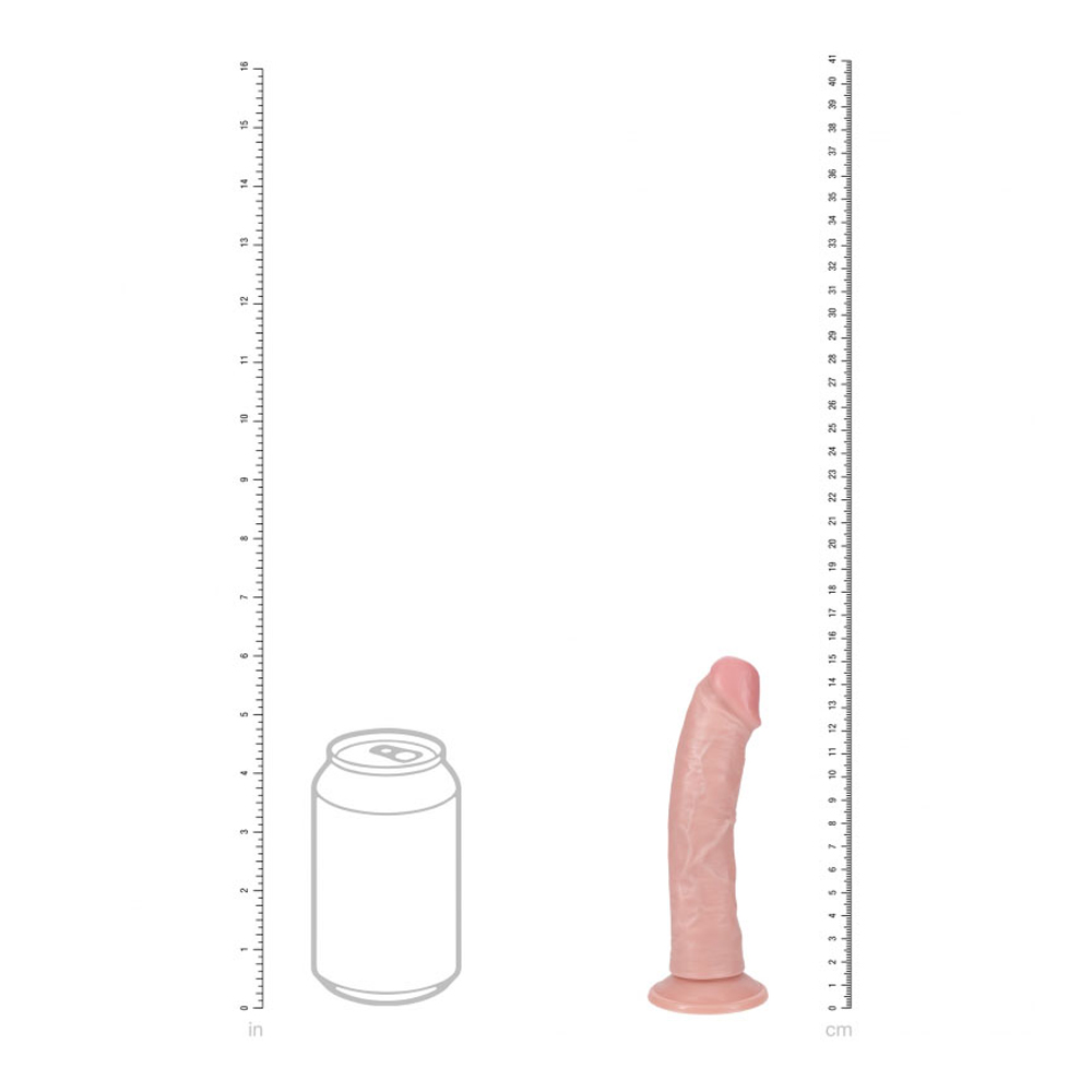 Realrock 6" Vibrating Cock Regular Curved Flesh 3 Realrock 6" Vibrating Cock Regular Curved Flesh - Image 3