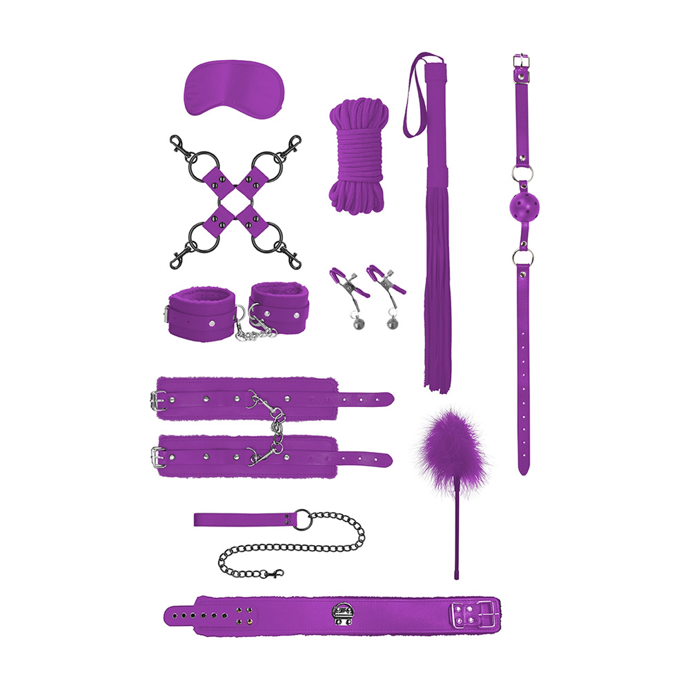 Ouch! Intermediate Bondage Kit Purple 2 Ouch! Intermediate Bondage Kit Purple - Image 2