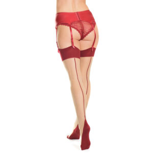 Diva Stockings Merlot Os