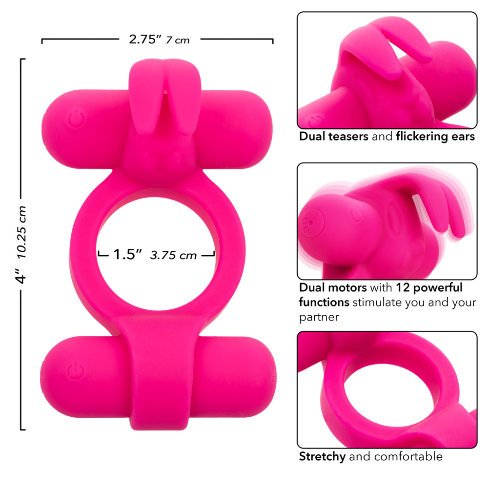 Silicone Rechargeable Rockin' Rabbit 3 Silicone Rechargeable Rockin' Rabbit - Image 3