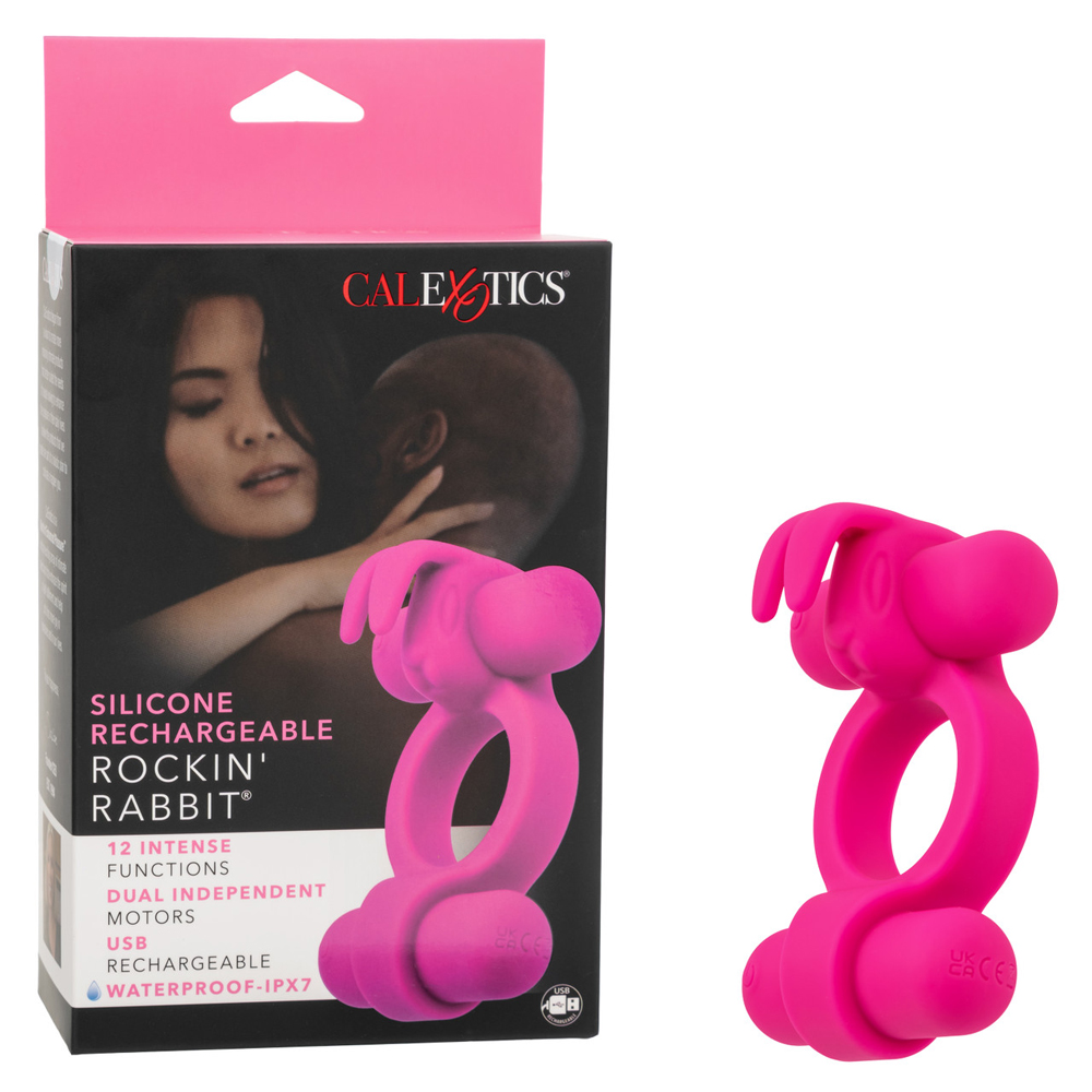 Silicone Rechargeable Rockin' Rabbit 1 Silicone Rechargeable Rockin' Rabbit