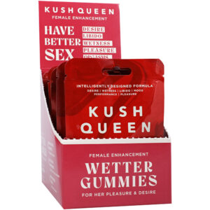 Kush Queen Wetter Gummies Female Enhancement 10Ct Display